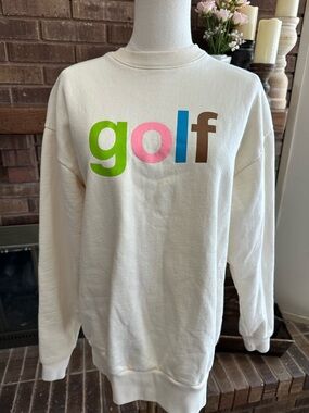 Golf Wang Cream Multi 3D Logo Crewneck Sweatshirt M Tyler The Creator